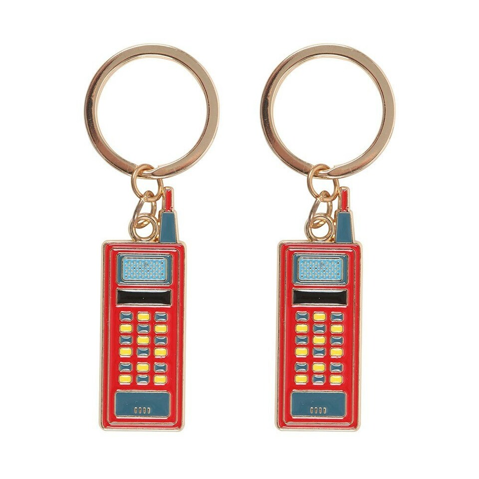 image 1 of Set of 2 Friendship Walkie Talkie Keyrings