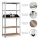 image 3 of Racking Shelf Heavy Duty 5 Tier Garage Shelving Storage Shelves Unit 180x90x40cm | Silver | Silver