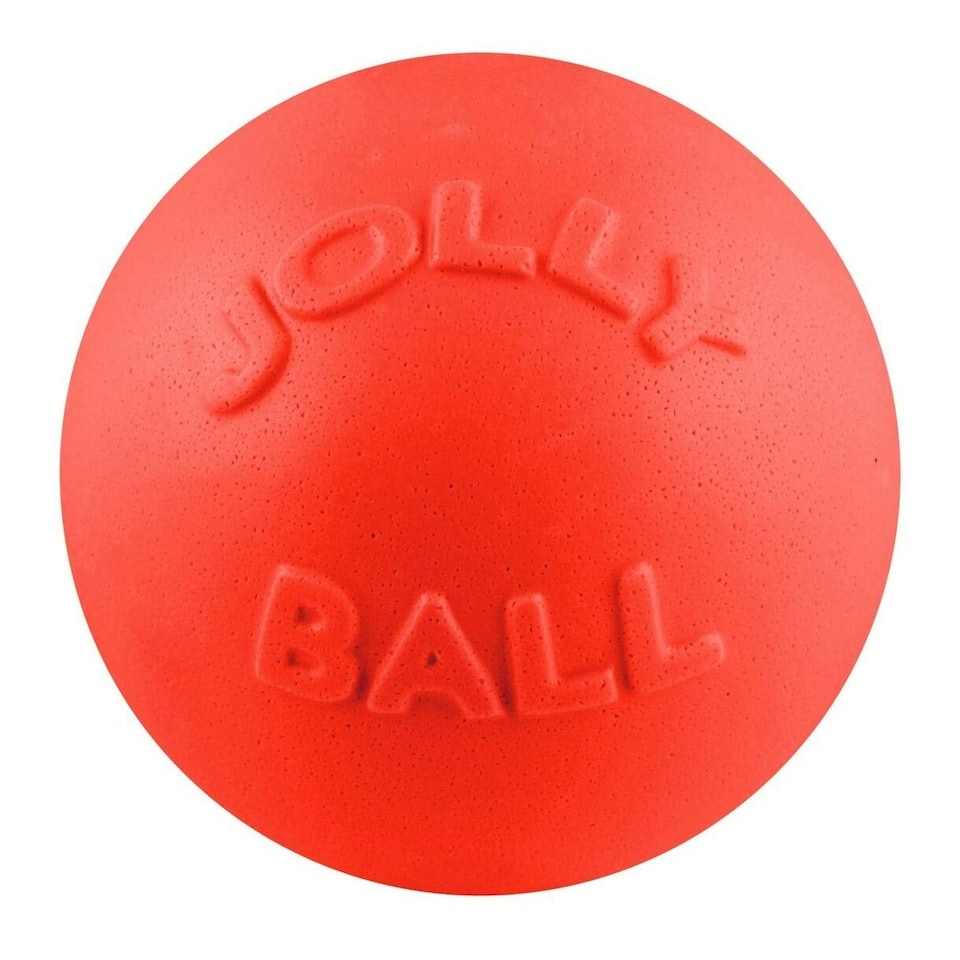 Jolly Pets Bounce-n-Play Jolly Ball - Orange - 8 inches