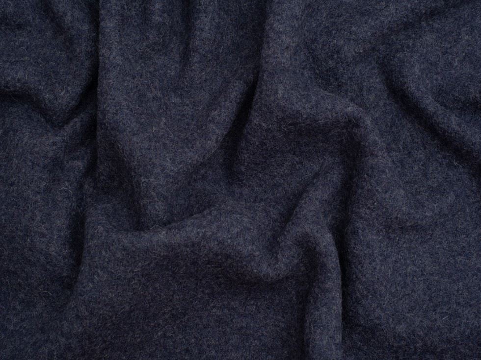 Minerva Core Range Purple 100% Pure Boiled Wool Coating Fabric for Dressmaking, 140cm / 55" Wide - per metre