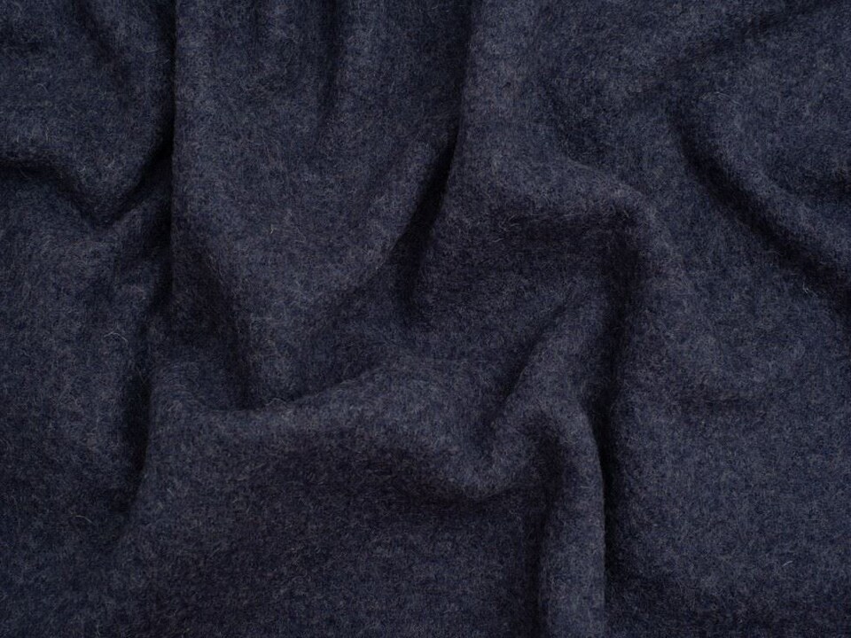 Minerva Core Range Purple 100% Pure Boiled Wool Coating Fabric for Dressmaking, 140cm / 55" Wide - per metre