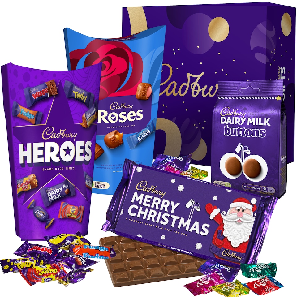 image 1 of Cadbury Christmas Family Sharing Chocolate Hamper Medium