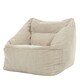 image 1 of icon Morgan Large Beanbag Corduroy Natural Beige Cream