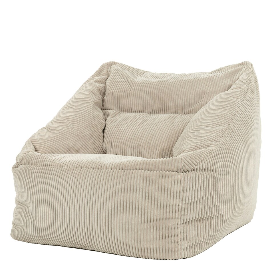 image 1 of icon Morgan Large Beanbag Corduroy Natural Beige Cream