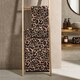 image 8 of OHS 4 Pack Luxury 100% Cotton Leopard Jacquard Absorbent Quick Drying Hand Towel Cream | Natural | Hand towel