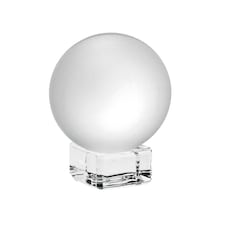 MidOcean Glassward Glass Round Ornament | Clear | Transparent | One Size | 1
