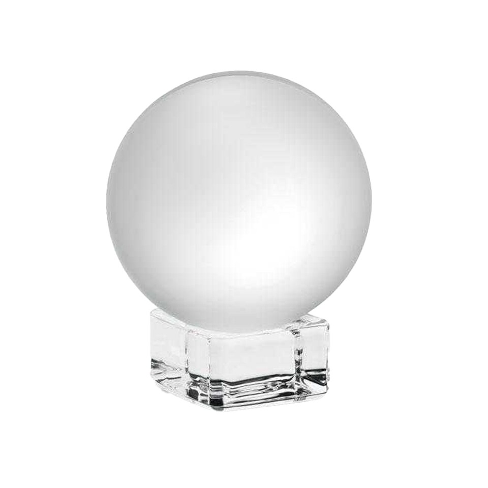 image 1 of MidOcean Glassward Glass Round Ornament | Clear | Transparent | One Size | 1