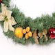 image 5 of Best Artificial 12ft/360cm Copper & Bronze Decorated Christmas Garland With Gold Dusted Acorns Festive Bannister Fireplace