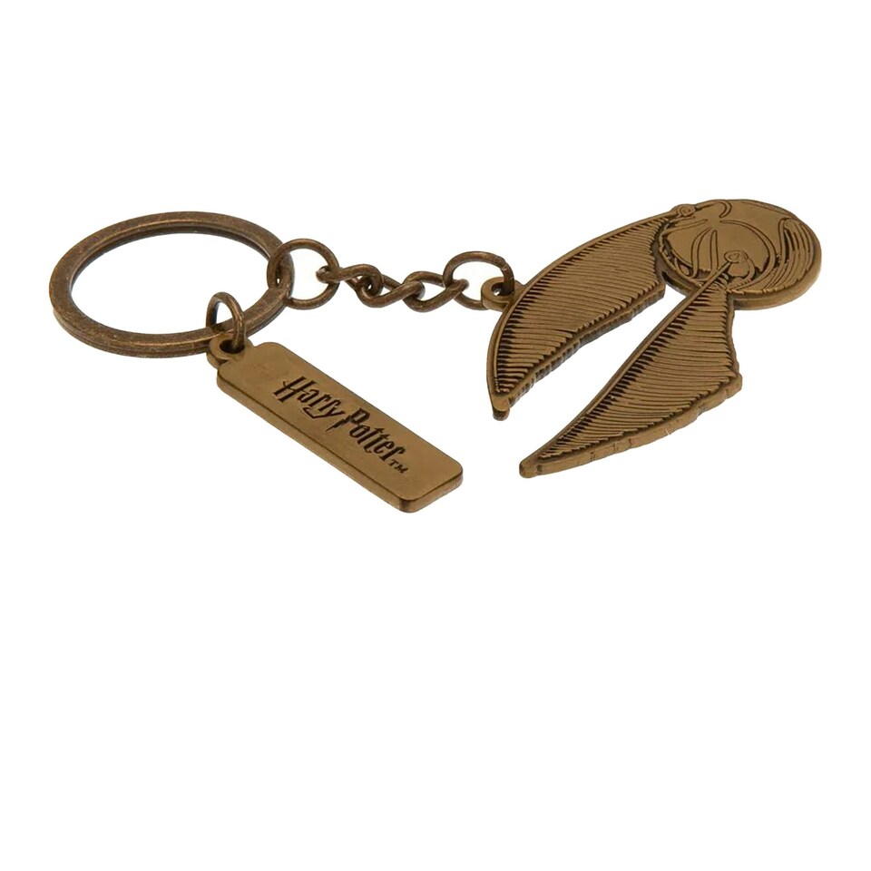 image 1 of Harry Potter Golden Snitch Keyring - Brown - One Size