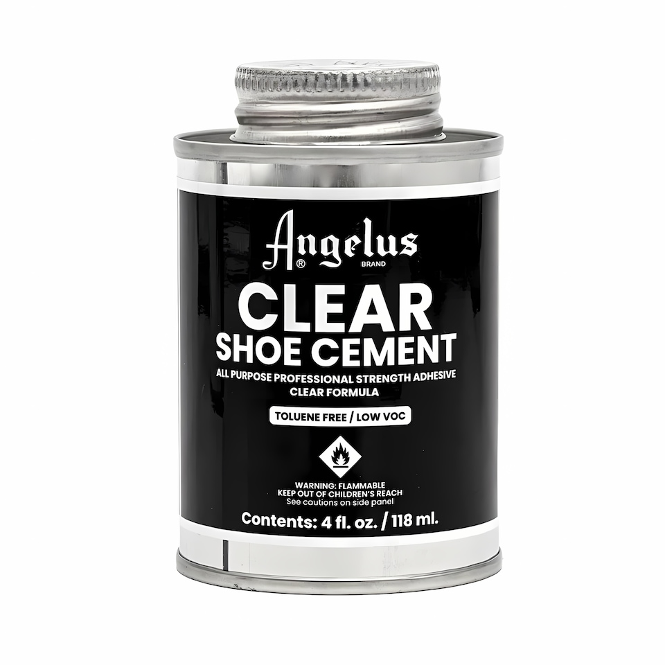 image 1 of Angelus Clear Shoe Cement - Professional Strength for Shoe Repairs 4oz | Clear