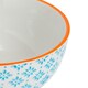 image 4 of Nicola Spring Hand-Printed Rice Bowls - 12cm - Blue - Pack of 6 Multi