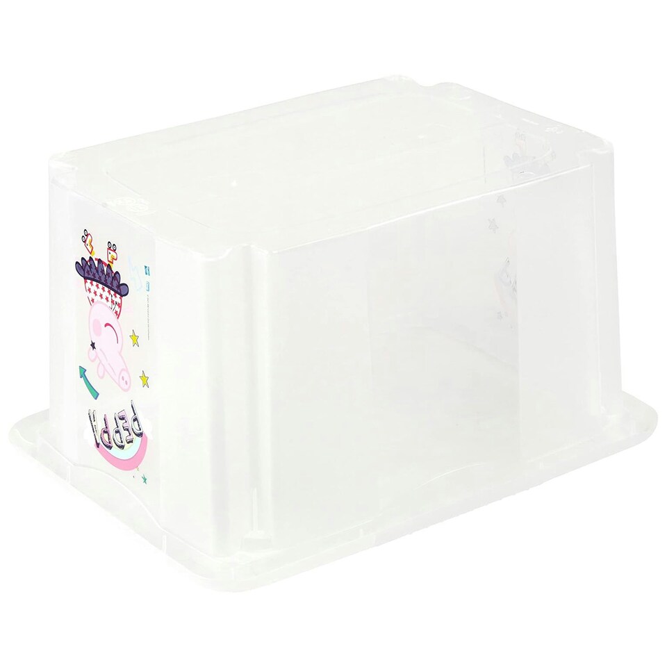 image 1 of Keeeper Peppa Pig Storage Box with Lid 15 Litre Transparent