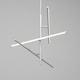image 3 of BHS Zaha Stick LED Ceiling Pendant | Silver | Silver | 1