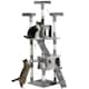 image 6 of PawHut 173cm Cat Tower Scratching Post Activity Centre for Indoor Grey