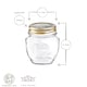 image 3 of Bormioli Rocco Quattro Stagioni Glass Preserving Jars - 300ml - Clear - Pack of 4