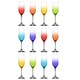 image 1 of LAV Fame Glass Champagne Flutes - 215ml - Full Colour - Pack of 12