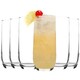 image 1 of 6 Pcs Tall Highball Queensway Drinking Glasses Cocktails Desserts Water 415ml