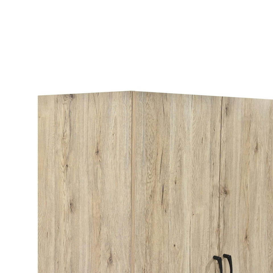 image 1 of Highbury 2 Door Double Wardrobe Brown | Sanremo Oak