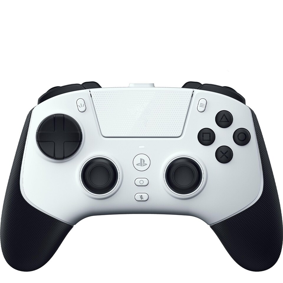 Raiju V3 Pro - Wireless e-sports controller for PlayStation 5 & PC - 4 removable buttons & 2 claw grip bumpers - TMR analogue sticks - Pro HyperTrigger - Mecha-Tactile buttons | White [PlayStation 5]