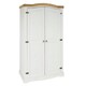 image 3 of Corona White, 2 Door Wardrobe White