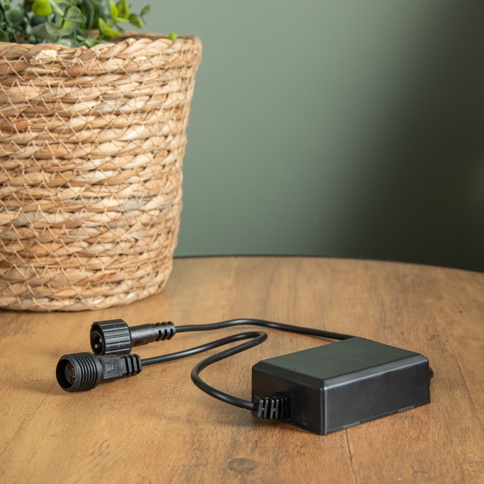 image 1 of Black Inline Connector Box Cable for Remote Control Magic Wand