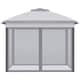 image 9 of Outsunny Pop Up Gazebo Height Adjustable Canopy Tent w/ Carrying Bag, Grey