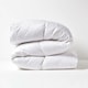 image 4 of Homescapes Goose Feather Bed Super King Size Mattress Topper | White | Super King
