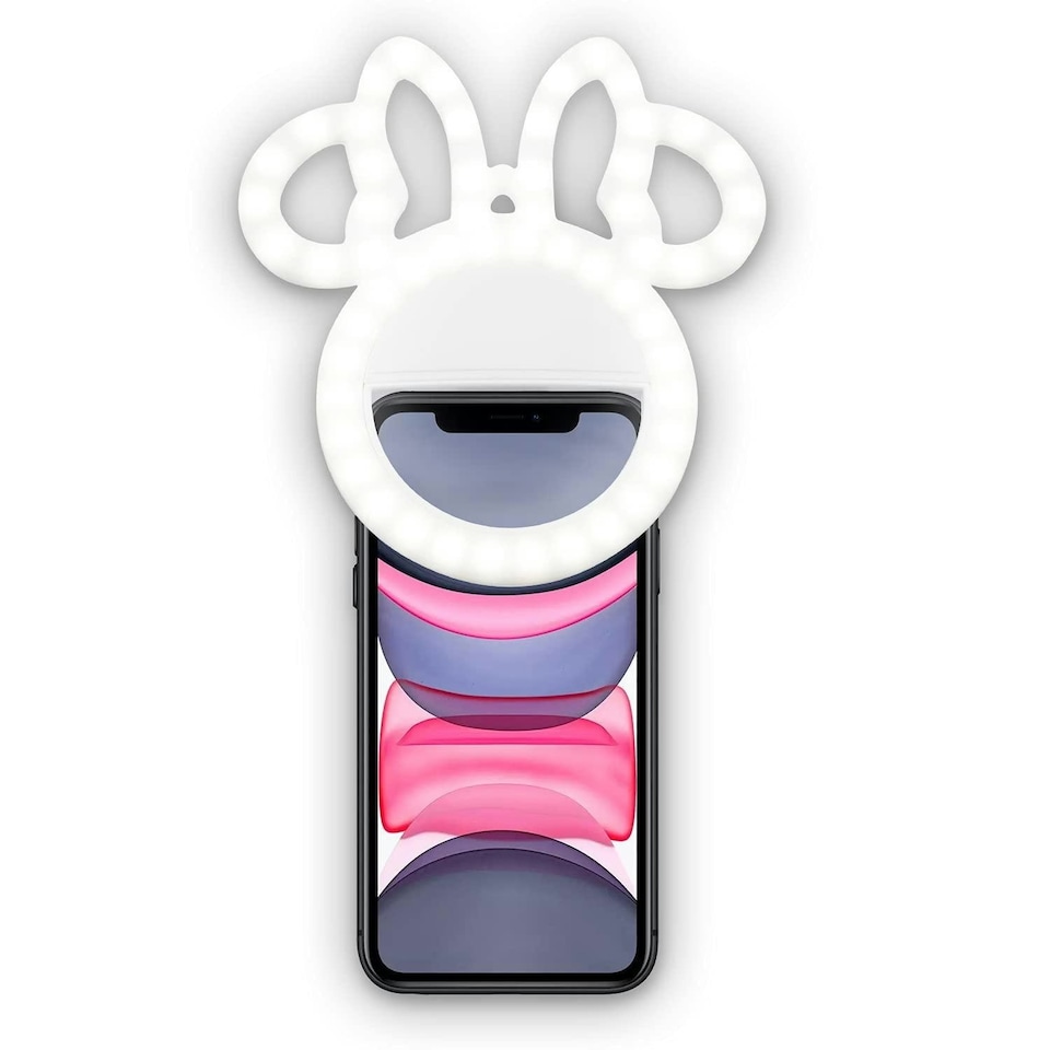 image 1 of Disney Minnie Mouse Clip On Selfie Ring Light