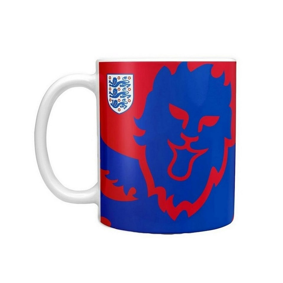 image 1 of England FA Slogan Mug - Red/Blue/White - One Size