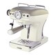 image 1 of Ariete 1389/13 Vintage Retro Espresso Coffee Machine with Milk Frother, Cream
