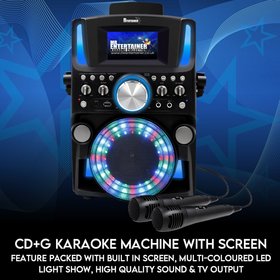 image 1 of Mr Entertainer Groovebox CD+G Karaoke Machine