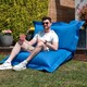 image 2 of icon Bazaar Bag Blue Giant Indoor Outdoor Bean Bag Lounger Blue