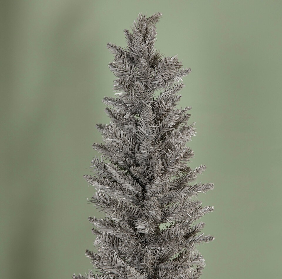 image 1 of 7ft (2.1m) Grey Pencil Pine Artificial Christmas Tree with 401 Tips
