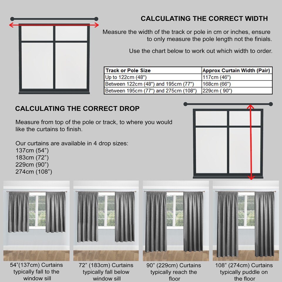 image 1 of Enhanced Living Austin Blackout, Thermal Natural Curtains with Eyelet Header (PAIR) - 46x90 inch (117x229cm)