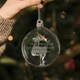 image 5 of Personalised Glass Reindeer Bauble