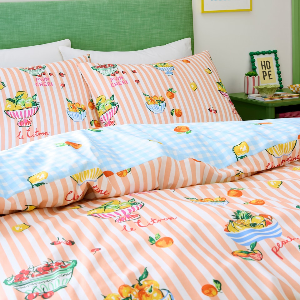 image 1 of Fusion Summer Fruits Duvet Cover Set Multi