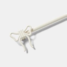 OHS Bow Finial Curtain Pole Extendable 16mm Metal End Rod