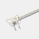 image 1 of OHS Bow Finial Curtain Pole Extendable 16mm Metal End Rod