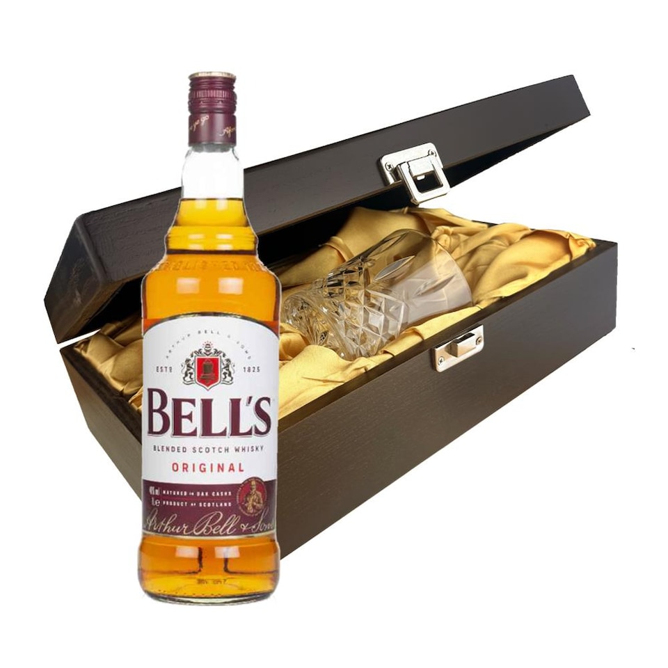 image 1 of Bell's Original Whisky In Luxury Box With Crystal Glass Tumbler 70cl 40 abv