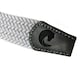 image 4 of Coco Equestrian Grey Unisex Child Woven Elastic Fabric Braided Canvas Horse Riding Stretch Belt Grey