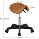 image 3 of Yaheetech Adjustable Salon Chair for Massage Brown | Retro Brown