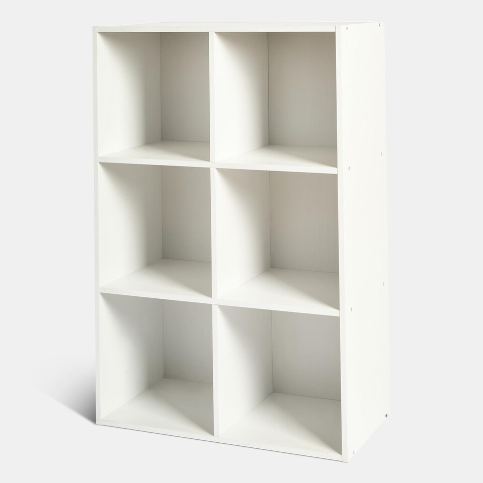image 1 of OHS Oslo 6 Cube Freestanding Storage Unit Bookcase Shelf