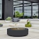 image 2 of Solis Large Water Feature with Light Display - Metal - L70 x W70 x H30 cm - Charcoal/Aged Copper