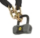 image 1 of YALE MAXIMUM SECURITY CHAIN & LOCK 1800MM SS GOLD
