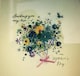 image 3 of Second Nature Handmade Mother's Day Card In Bloom Range Bouquet in Green and Yellow