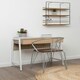 image 5 of Interiors By Premier Ample Storage 3 Layer Shelf, Durable Design Metal Frame Shelf For Balcony, Stylish Hanging Frame Shelf Black