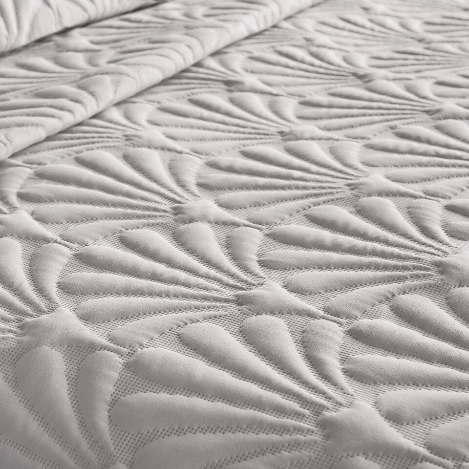 image 1 of Serene Cavali Bedspread Silver
