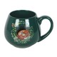 image 2 of Something Different Sleeping Fox Rounded Mug - Green - One Size Green | Green