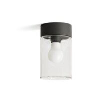 Kila Dark Grey Surface Mounted Ceiling Lamp Transparent 2700K IP65