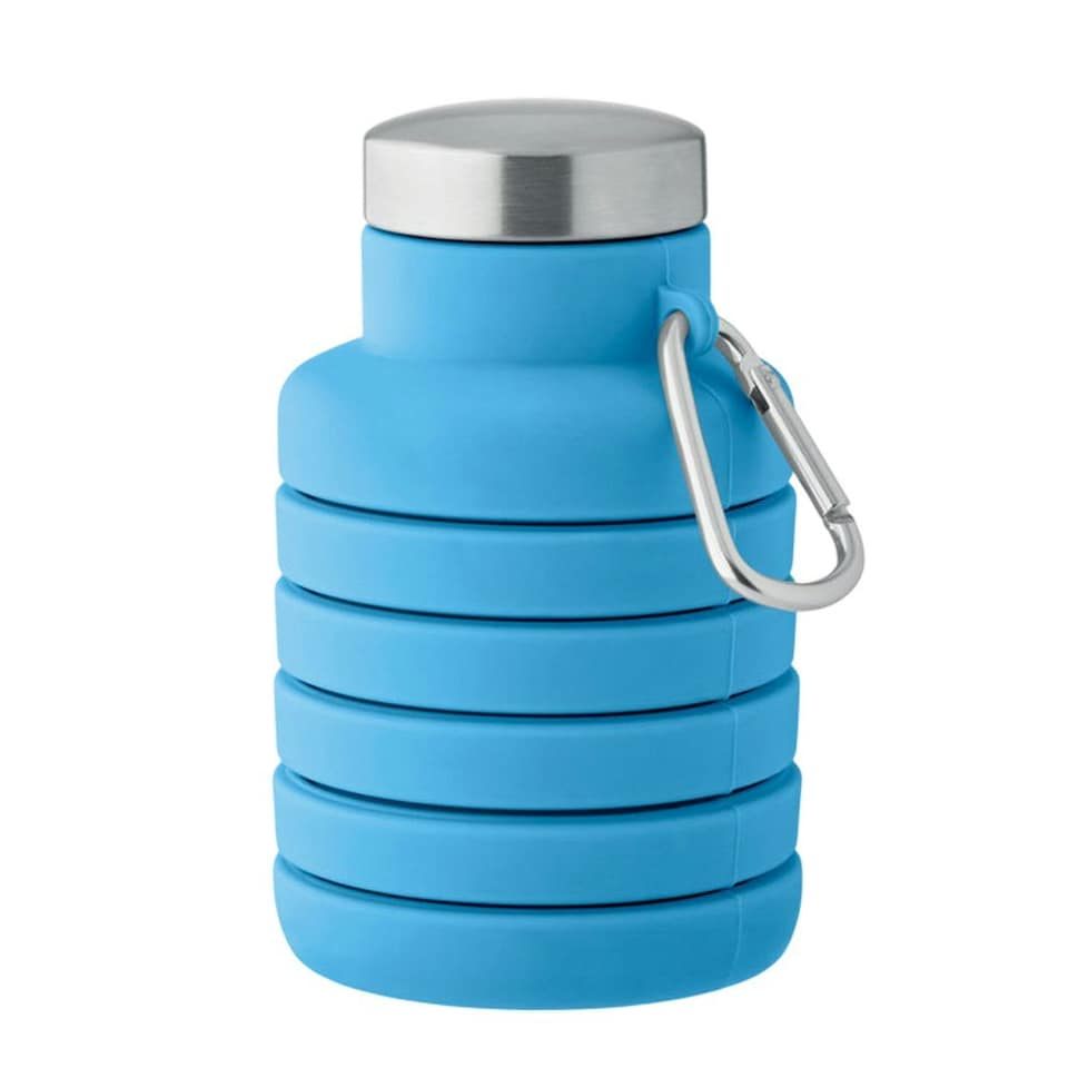 image 1 of MidOcean Kolapsi Collapsible 500ml Water Bottle - Baby Blue - One Size Blue | One Size
